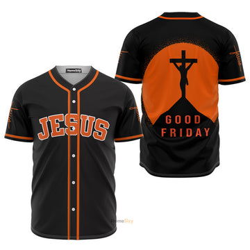 Jesus Good Friday Baseball Jersey S-5XL