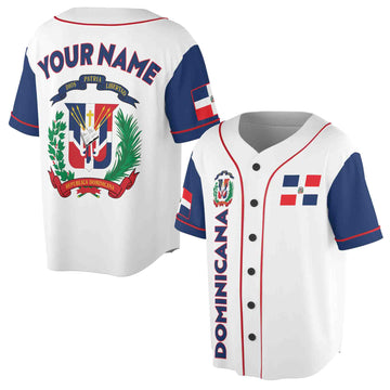 Personalized Dominican Republic Dominicana Baseball Jersey S-5XL