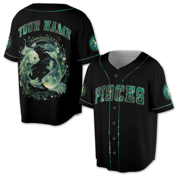 Pisces Horoscope Gift Idea, Birthday Gift Baseball Jersey S-5XL