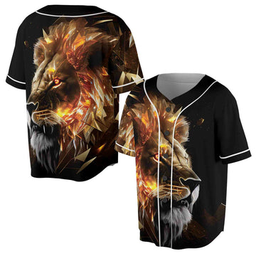 Meteorite Lion Leo Zodiac Birthday Gift Baseball Jersey S-5XL