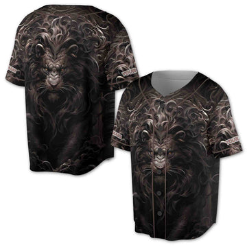 Grunge Gothic Lion Eyes Lion Lover Gift Baseball Jersey S-5XL