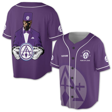 Customized Cryptic Masonry Royal Select Baseball Jersey S-5XL