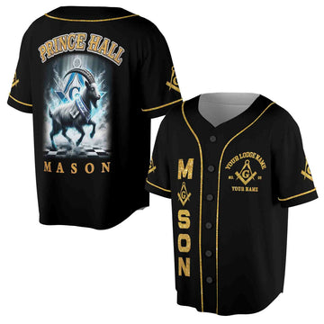 Personalized Freemason Prince Hall Custom Jersey Baseball Jersey S-5XL