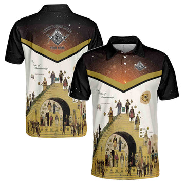 Freemasonry The Structure Of Freemasonry Men's Polo Shirt S-5XL