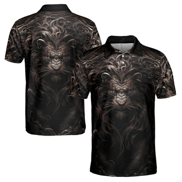 What Did You See In Lion Eyes Men's Polo Shirt S-5XL
