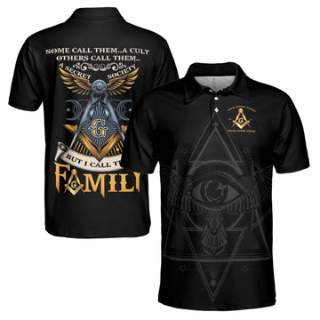 Customized Masonry I Call Them Family Men's Polo Shirt S-5XL