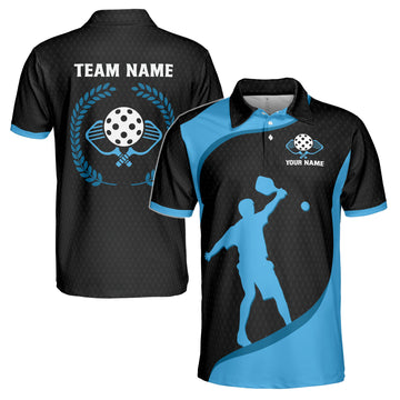 Customized Let's Play Pickleball Men's Polo Shirt S-5XL