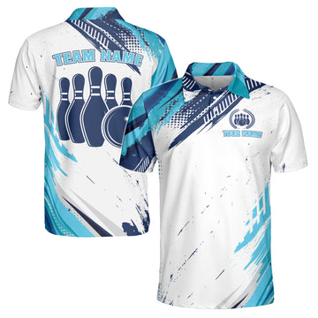 Personalized Sport Time ! Bowling, Darts or Pickleball Men's Polo Shirt