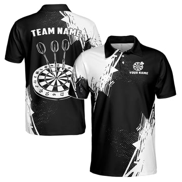 Customized Dart Team Name Men's Polo S-5XL