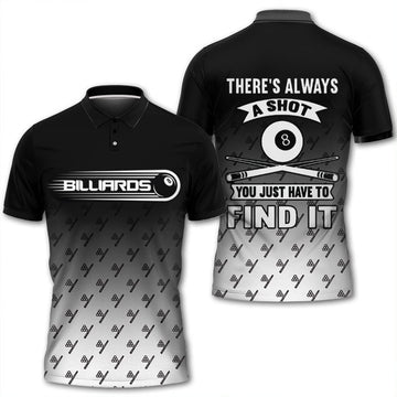 All Over Printed Billiard Shirt Gift For Pool Lover Men's Polo Shirt S-5XL