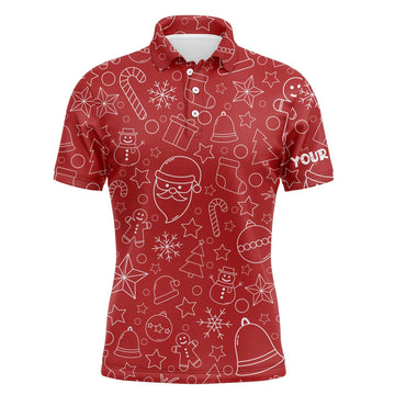 Custom Golf Personalized Xmas Gift for Golf Lovers Men's Polo Shirt S-5XL