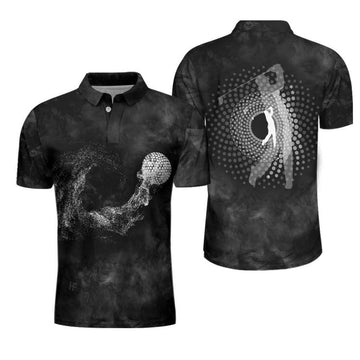 Best Golf Shirt Geometric Circle Dot Classic Golf Ball Men's Polo Shirt S-5XL