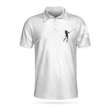 Golf Life Golf Club Important Choices White Funny Golfing Men's Polo Shirt S-5XL
