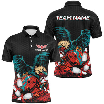 Eagle Bowling Custom Team Polo Shirt for Men S-5XL