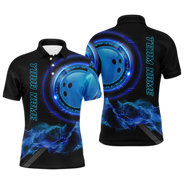 Personalized Bowling Shirt for Men Custom Team Jersey Men's Polo Shirt S-5XL