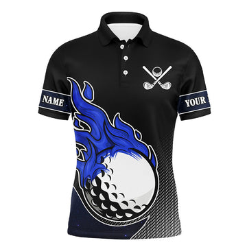 Flame Golf Polo Custom Outfit Best Team Shirt Men's Polo Shirt S-5XL