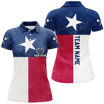 Customized Texas Flag Grunge Darts Shirt for Patriotic Players Women's Polo Shirts S-5XL