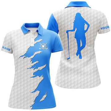 Custom Funny Golf Tops for in Multi Color Golfing Style Women's Polo Shirts S-5XL
