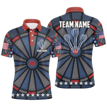 Custom Dart Board All Over Print Jersey Men's Polo Shirt S-5XL