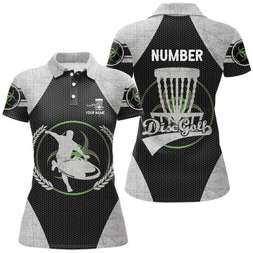 Custom Name Number Disc Golf Polo Cool Gift Ideas Women's Polo Shirts S-5XL