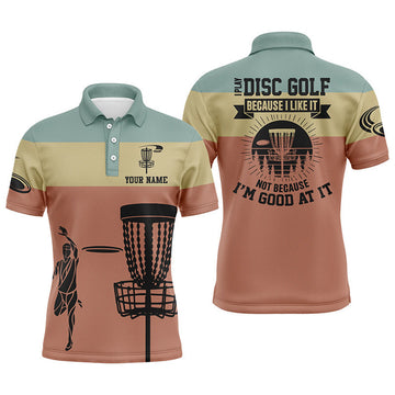 Custom Funny Disc Golf Shirt Best Gifts For Men Men's Polo Shirt S-5XL