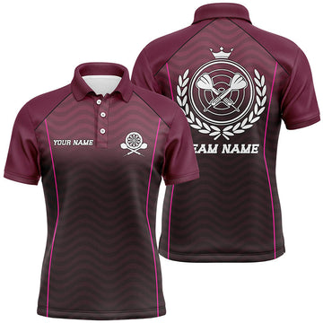 Personalized Interlaced Waving Darts Custom Shirt Mens Polo Shirt S-5XL