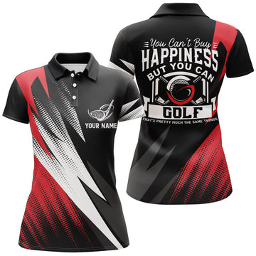 Custom Red Golf Polo Shirts Personalized Golf for Ladies Women's Polo Shirts S-5XL