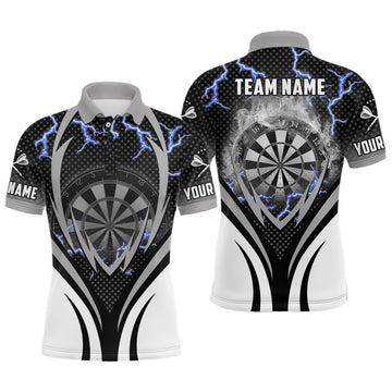 Thunder Lightning Custom Cool Darts Shirt for Men Men's Polo Shirt