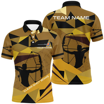Personalized Clear Shot Bows Archer Polo Shirt for Men S-5XL Men's Polo shirt