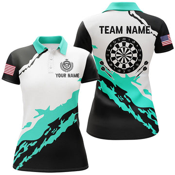 Custom Dartboard Darts for Women's Polo Shirts S-5XL