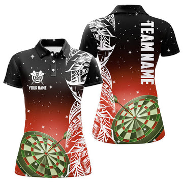 Custom Dartboard Red Version Dart League Shirt Women 3D Polo Shirt Size S-5XL