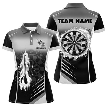 Custom Personalized Fire Arrow Dart Women's Polo Shirts S-5XL