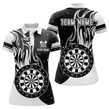 Custom Personalized White Darts Fire Best Darts For Women's Polo Shirts S-5XL