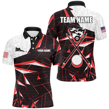 Best Billiard Jerseys for Men Custom Polo Shirt Size S-5XL Men's Polo Shirt