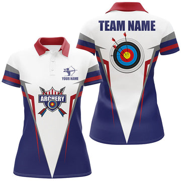 Custom Name Archery Team Gift Personalized Shirts For Women's Polo Shirts S-5XL