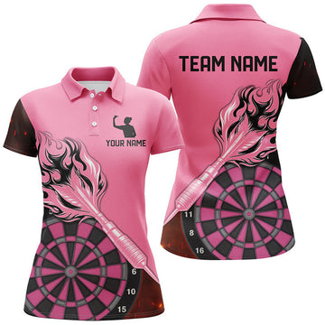 Custom Flame Arrow Darts Shirt for Team Polo Women's Polo Shirts S-5XL