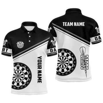 Personalized Dartboard Shirt Custom Dart Team Uniform Men's Polo Shirt S-5XL