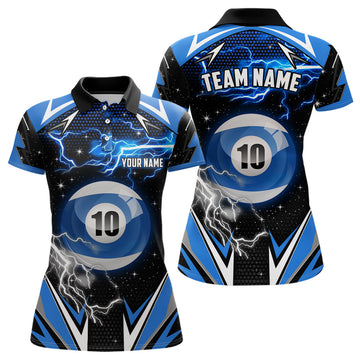 Custom Billiard Team for League Pool Women's Polo Shirts S-5XL