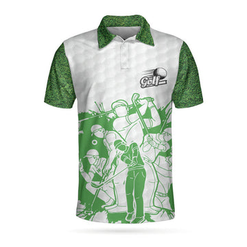 King Of The Green Golf Shirt Cool Gift Men's Polo Shirt S-5XL