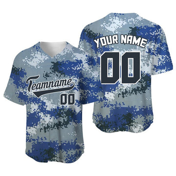 Custom Camo Baseball Jersey Team Name Sport Uniform Baseball Jersey S-5XL