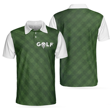 Classic Green Golf Shirt Cool Gift For Golfers Men's Polo Shirt S-5XL