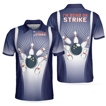 Best Bowling Shirt for Men Going on Strike Men's Polo Shirt S-5XL