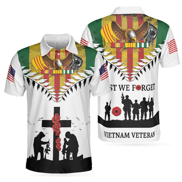 Eagles American Flag Vietnam Veteran Best Gift Idea Men's Polo Shirt S-5XL