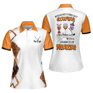 Perfect Halloween Gift for Female Golfing Women's Polo Shirts S-5XL