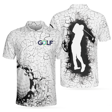 Smart Golf Shirt Best Gift for Lovers Golf Breaker Design Men's Polo Shirt S-5XL