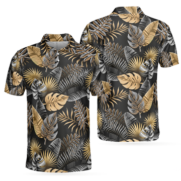 Seamless Luxury Tropical Pattern Golf Polo Shirt Men's Polo Shirt