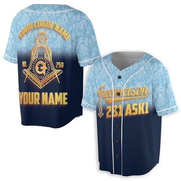 Customized Freemason 2B1 ASK1 Baseball Jersey S-5XL