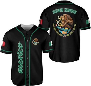 Custom Mexico Baseball Jersey with Name for Baseball Jersey S-5XL