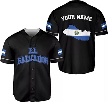 Custom El Salvador Baseball Jersey S-5XL