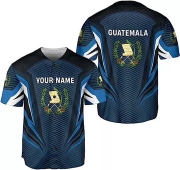 Custom Guatemala Baseball Jersey for Men Women Baseball Jersey S-5XL